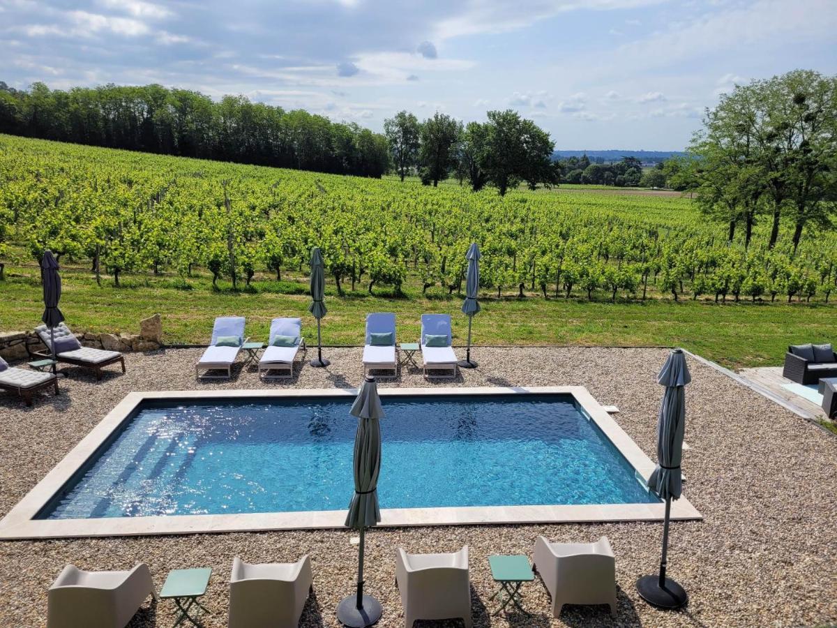 Bed and Breakfast A L'Ombre De La Treille -Proche Saint-Emilion Esterno foto